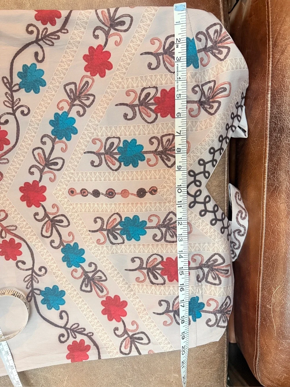 NWOT Sleeveless Embroidered Beige Maxi Dress - Picture 2 of 3